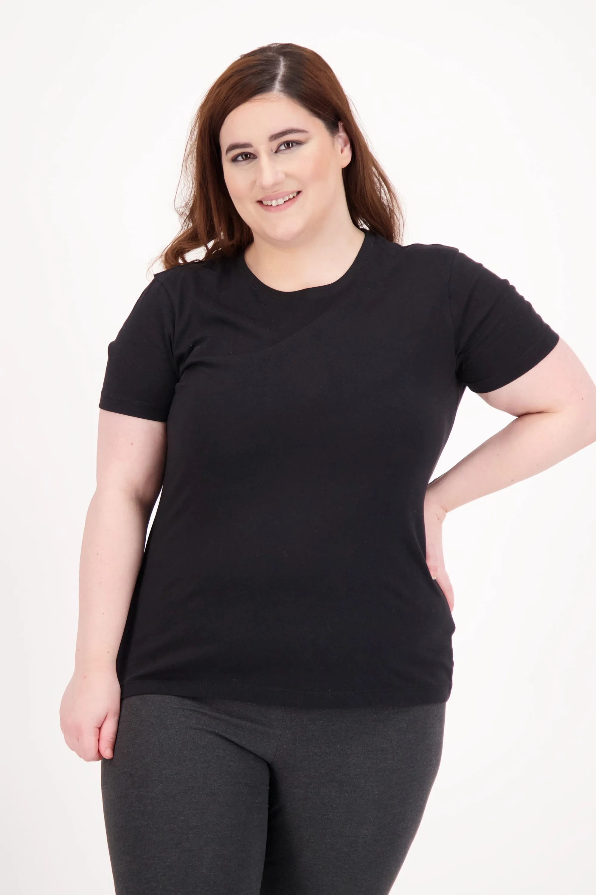 12-Pack Women's Short Sleeve Black | Organic Cotton, Fair Trade & Timeless