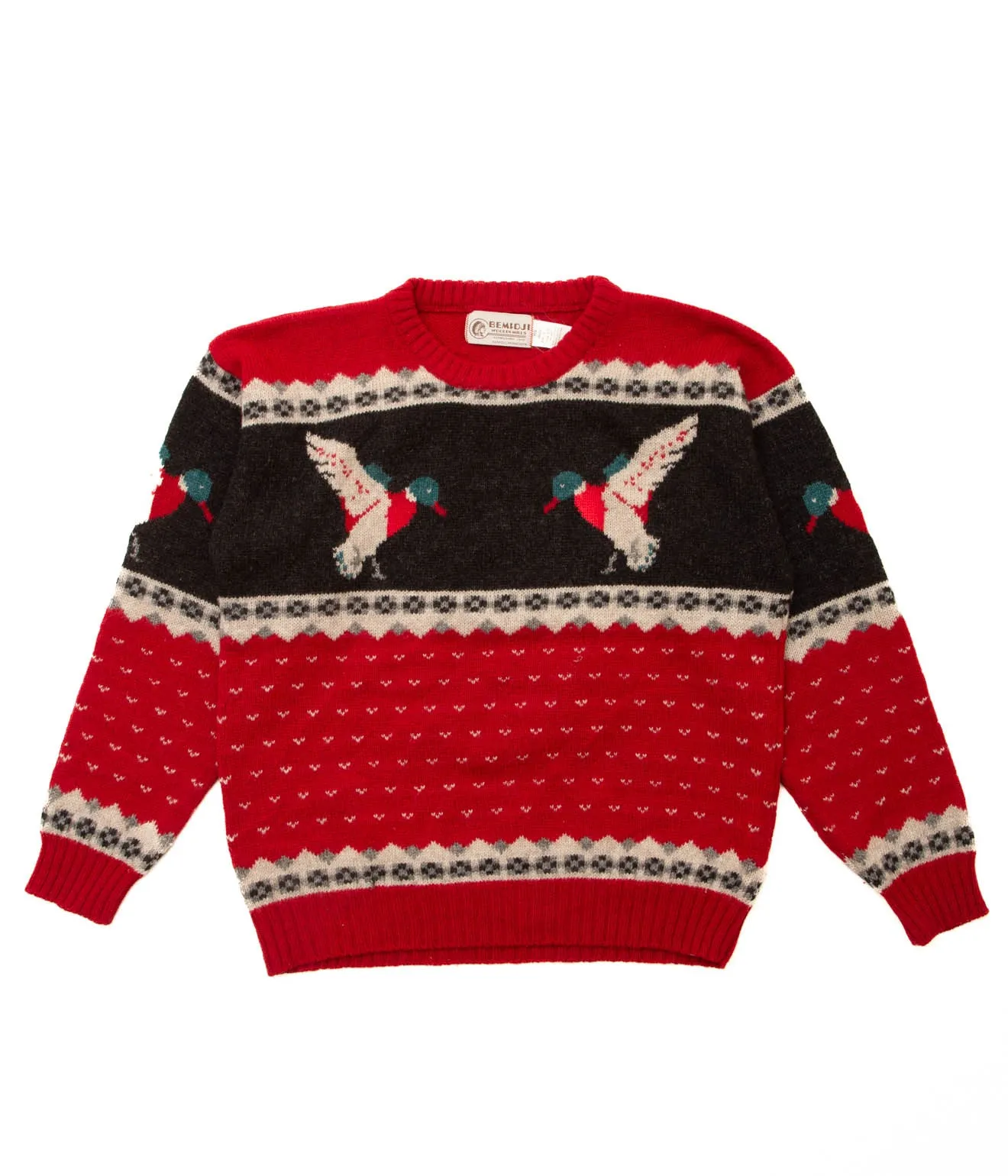 80's Bemidji Woolen Mills Bird Sweaters (Red)
