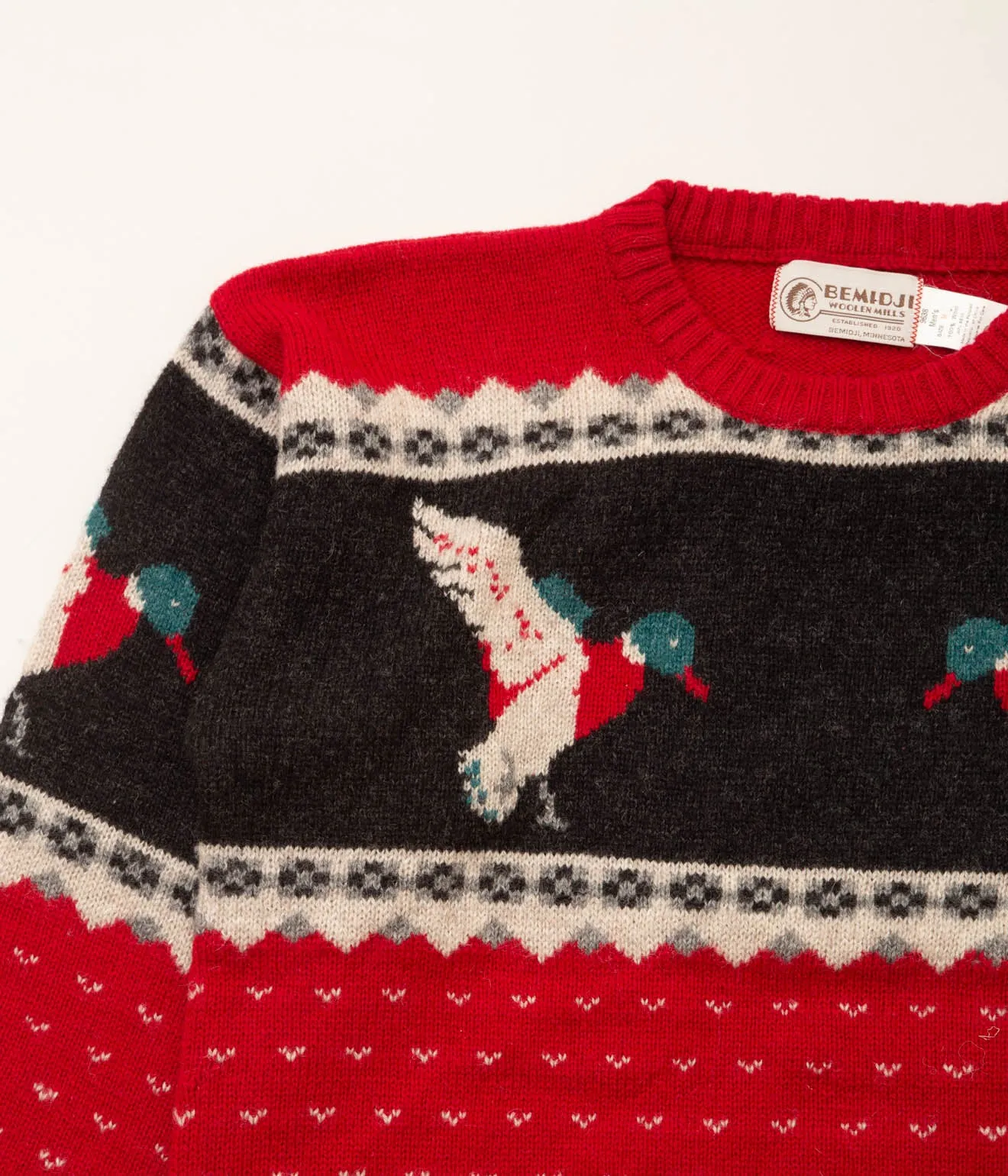 80's Bemidji Woolen Mills Bird Sweaters (Red)
