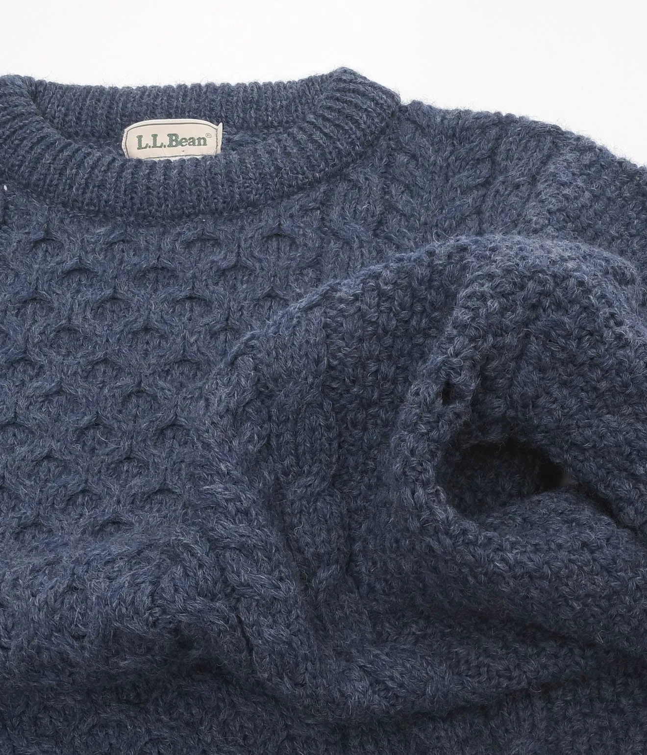 80's L.L.Bean Fishermans Sweaters (Navy)