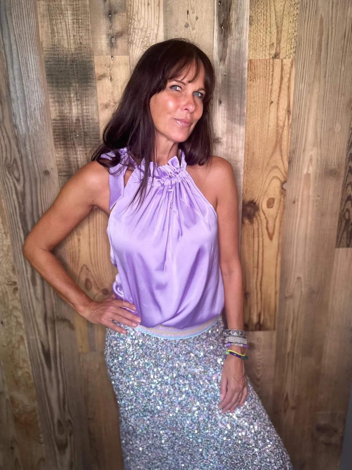 Bella B Top Lavender