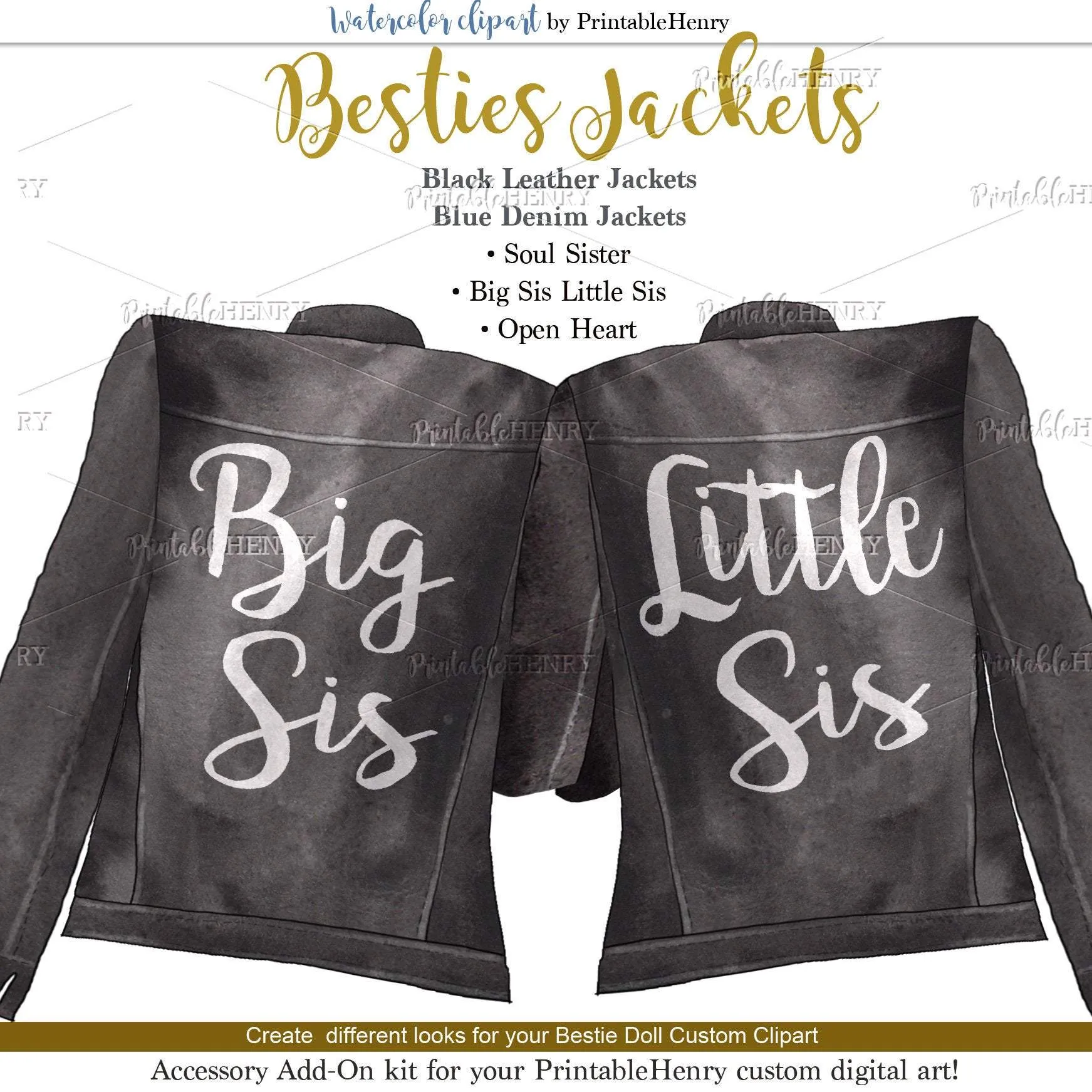 Besties Jackets clipart