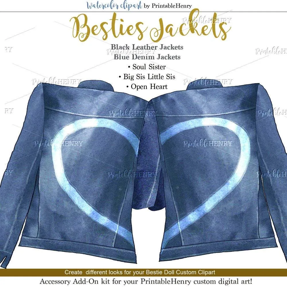 Besties Jackets clipart