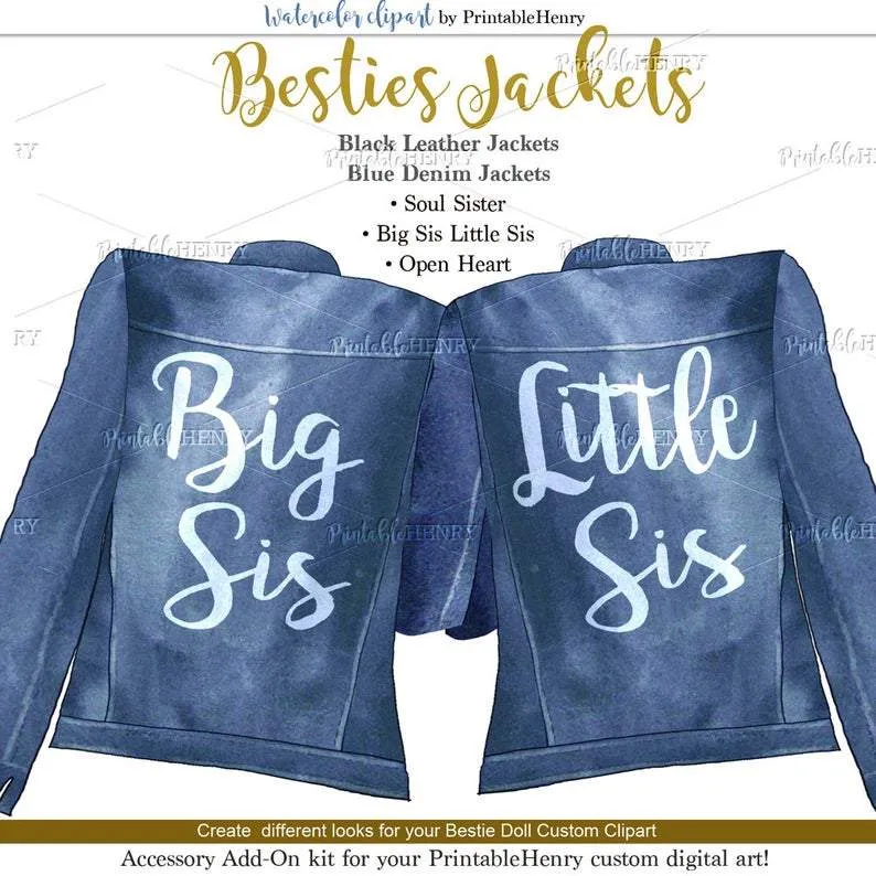 Besties Jackets clipart