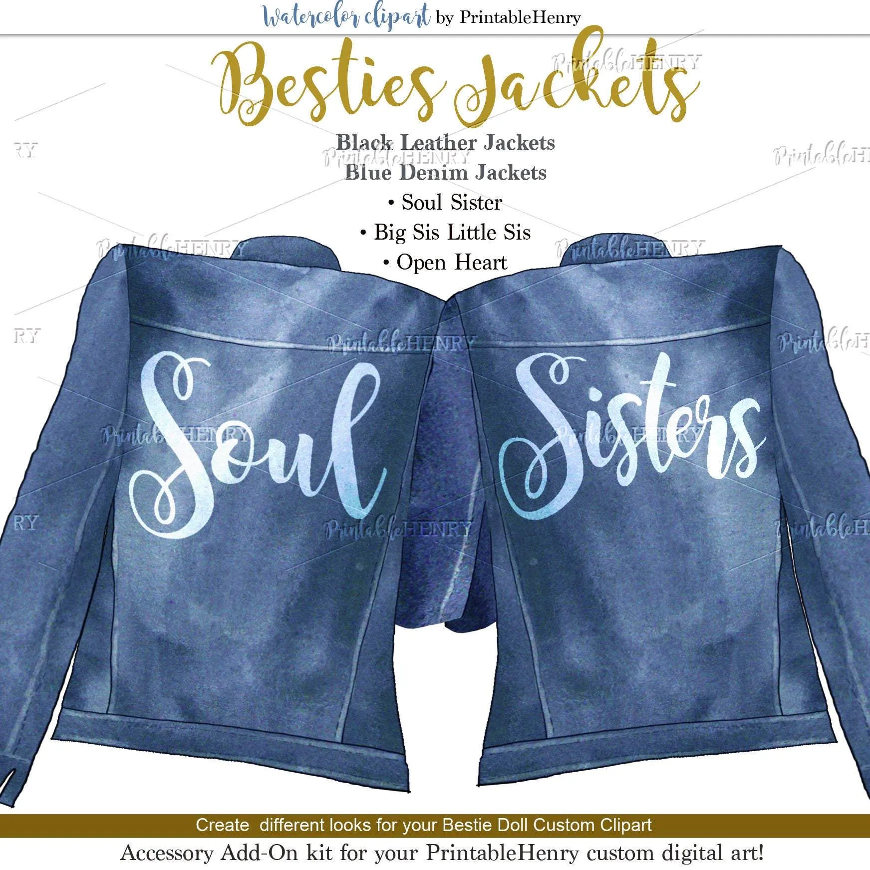 Besties Jackets clipart