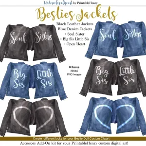 Besties Jackets clipart