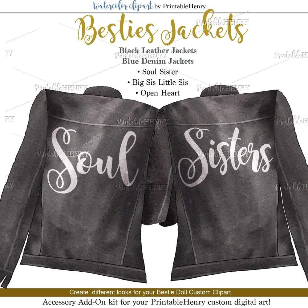 Besties Jackets clipart
