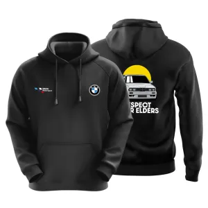 BMW Respect the Elder Black Unisex Motorsport Hoodie