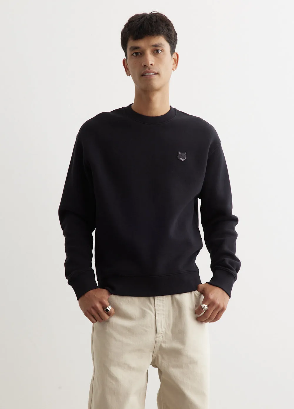 Bold Fox Head Patch Comfort Sweatshirt