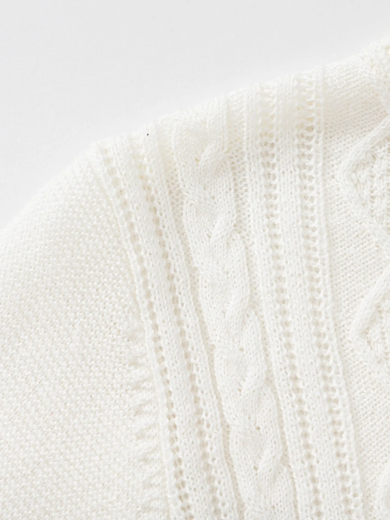 Boy Baby Clothes White Coffee Hue Small Octopus Sweater