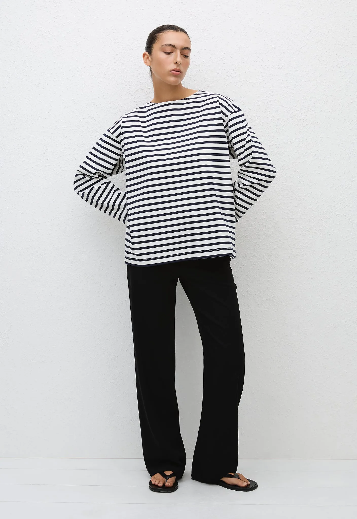 Breton Stripe Tee - Navy/White