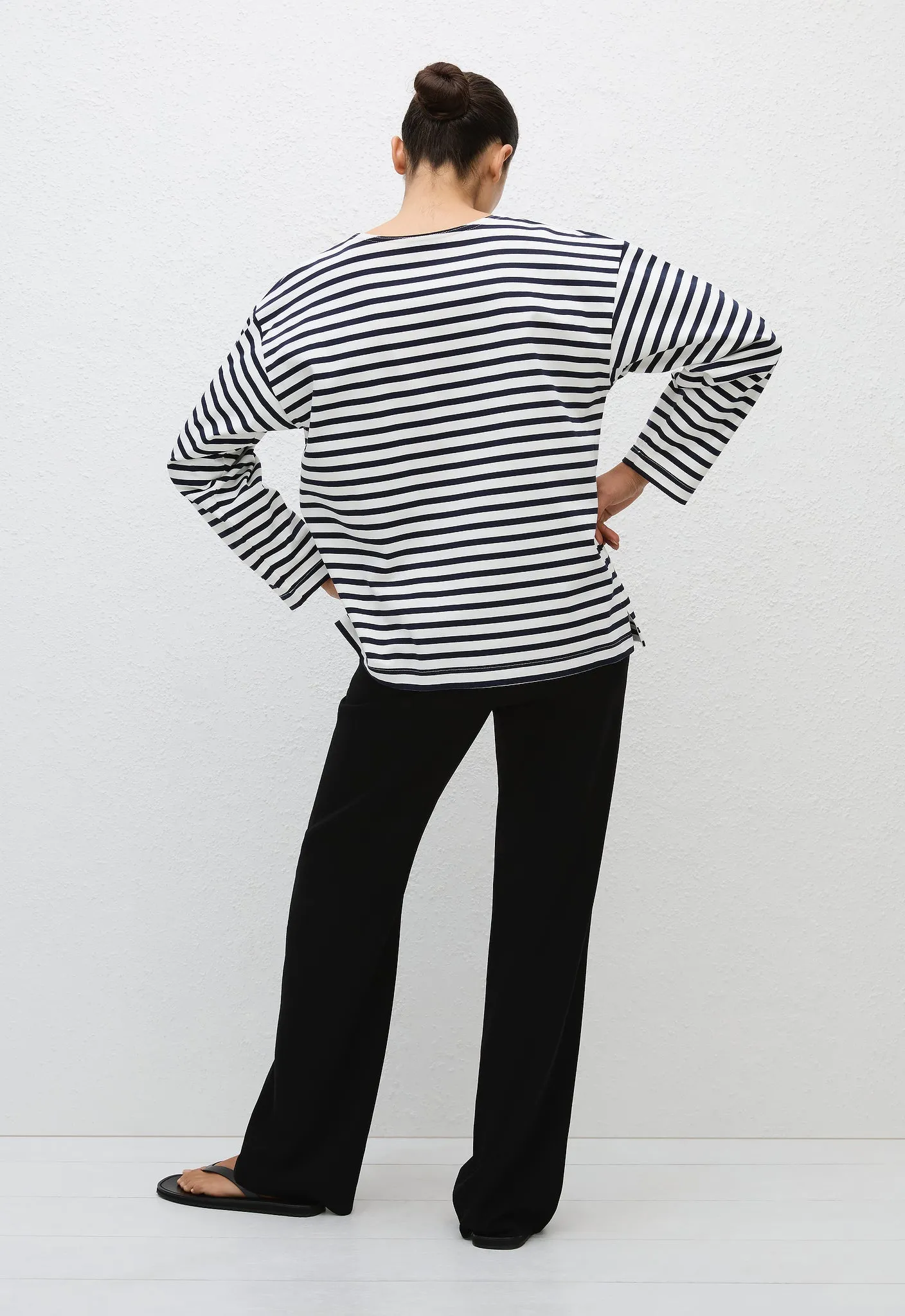 Breton Stripe Tee - Navy/White