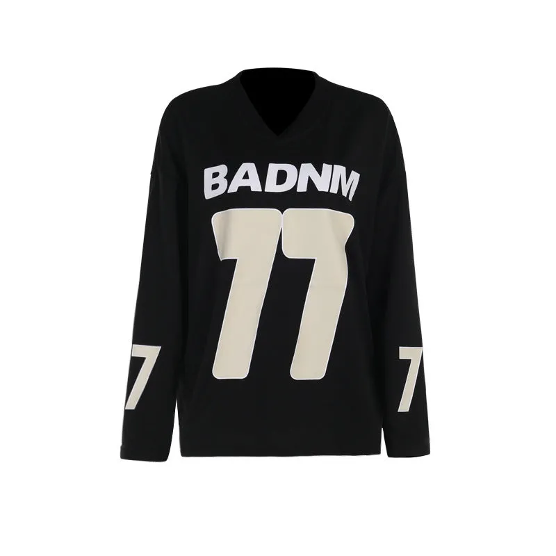 Casual Oversized Jersey Pullover Sweater