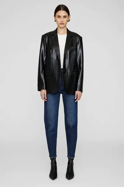 Classic Leather Blazer