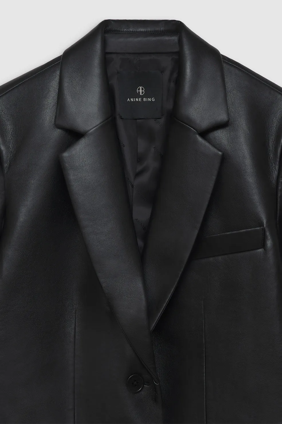 Classic Leather Blazer