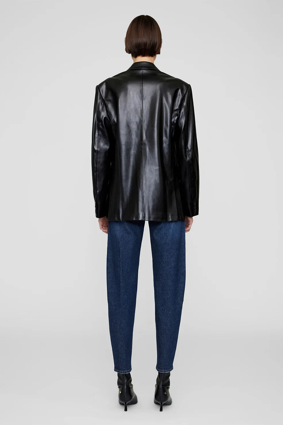 Classic Leather Blazer