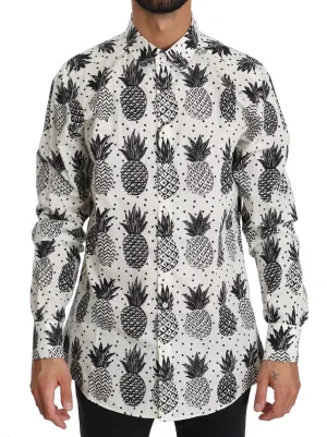 Dolce & Gabbana Elegant White Cotton Casual Shirt