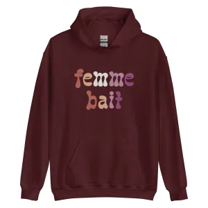 Femme Bait Retro Lesbian Hoodie