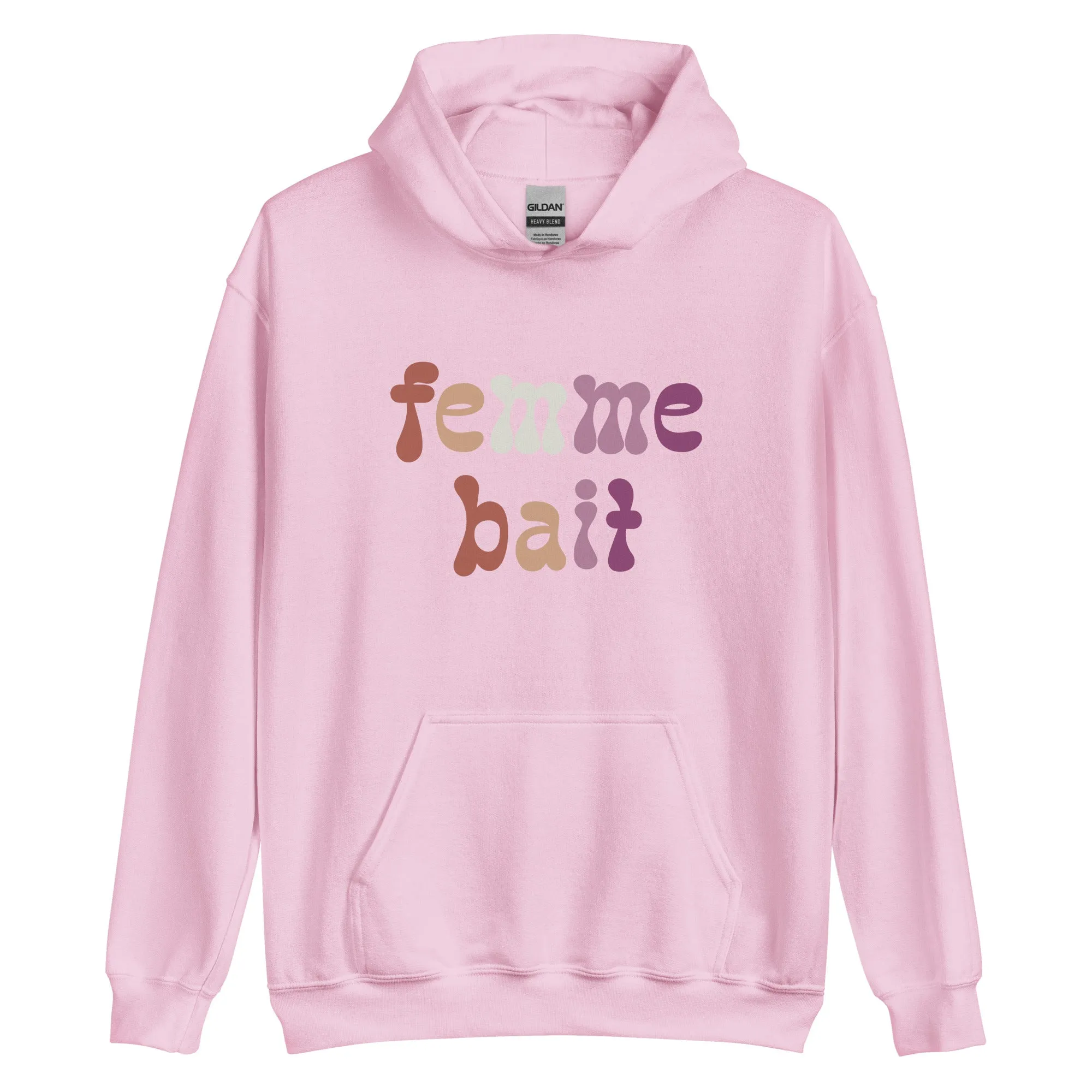 Femme Bait Retro Lesbian Hoodie