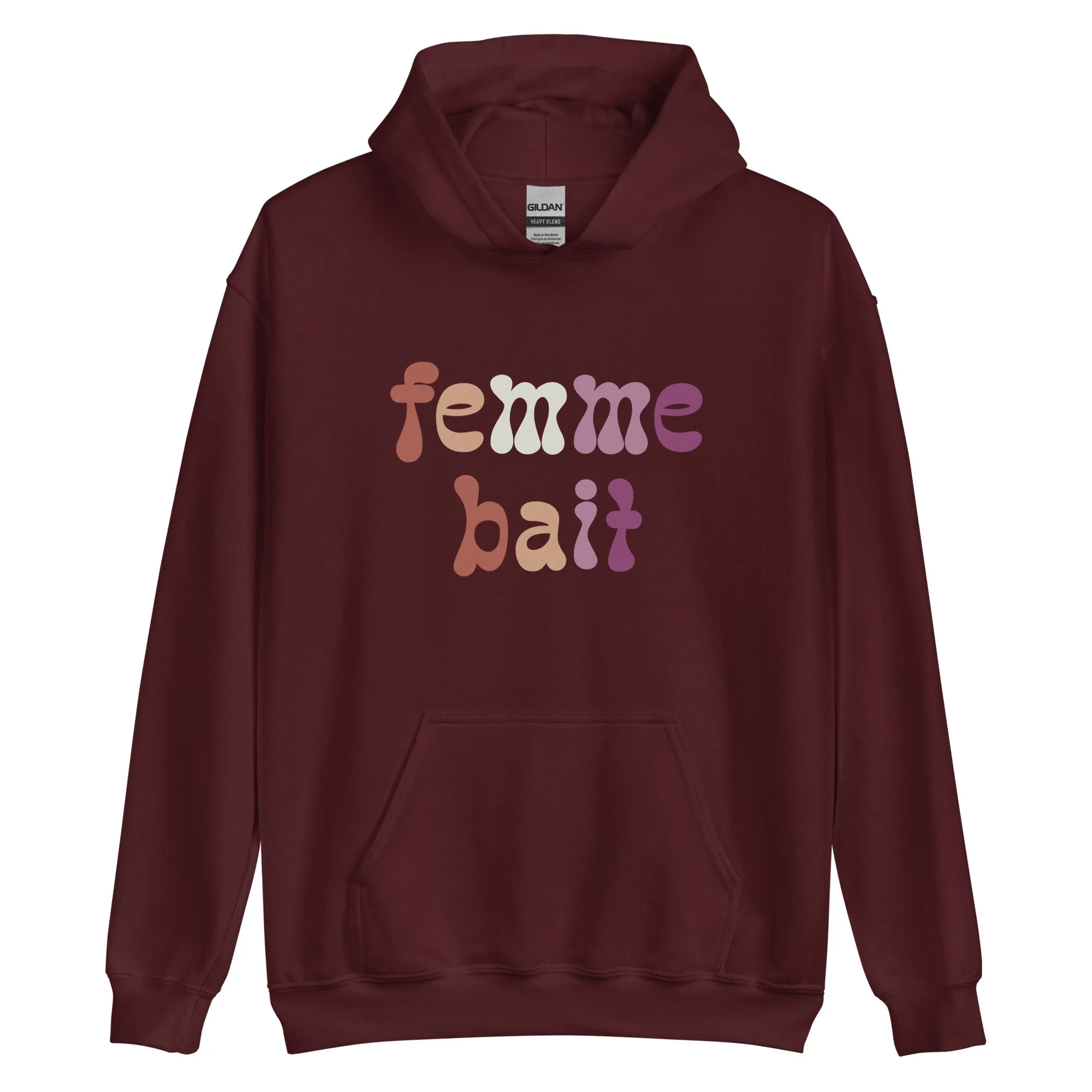Femme Bait Retro Lesbian Hoodie