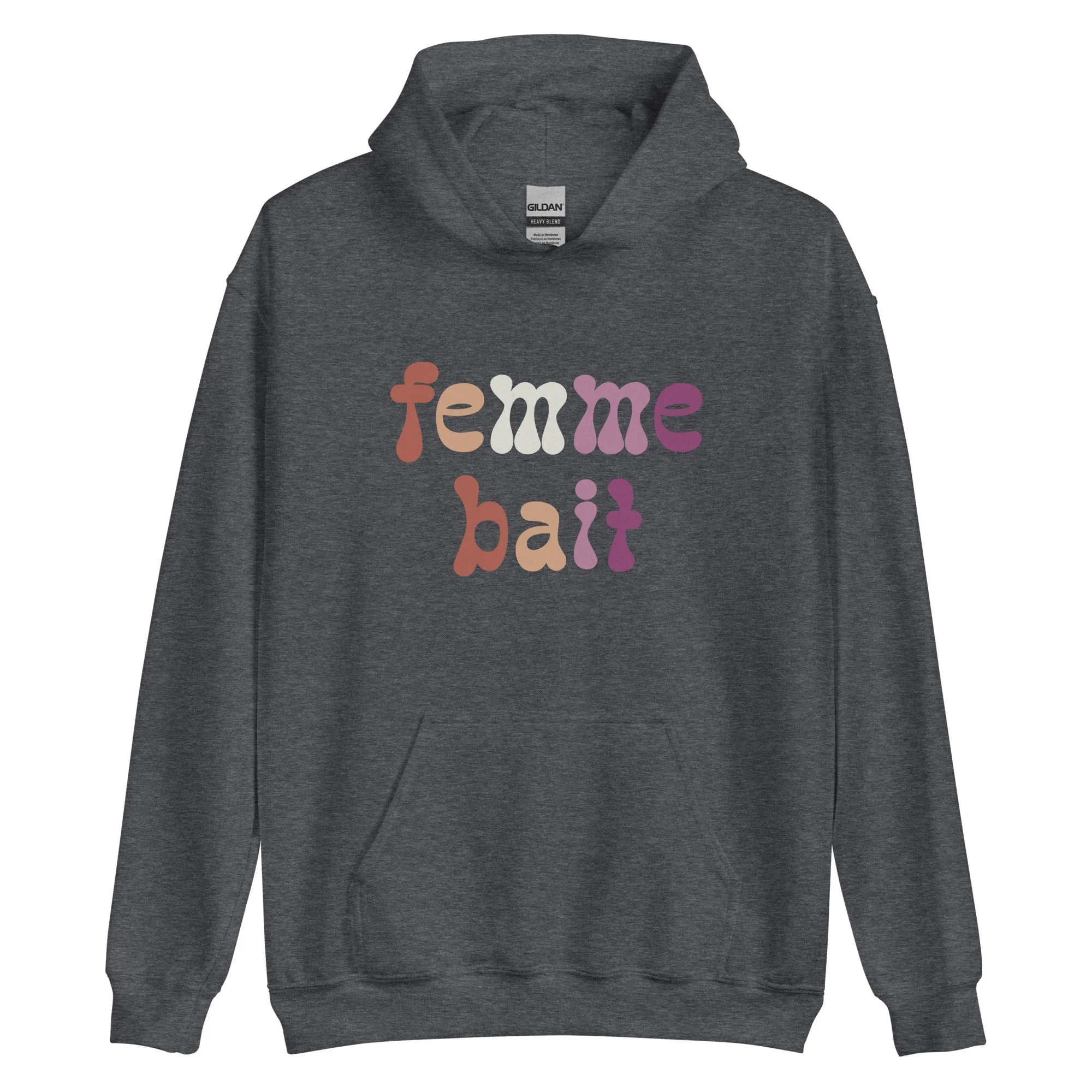 Femme Bait Retro Lesbian Hoodie