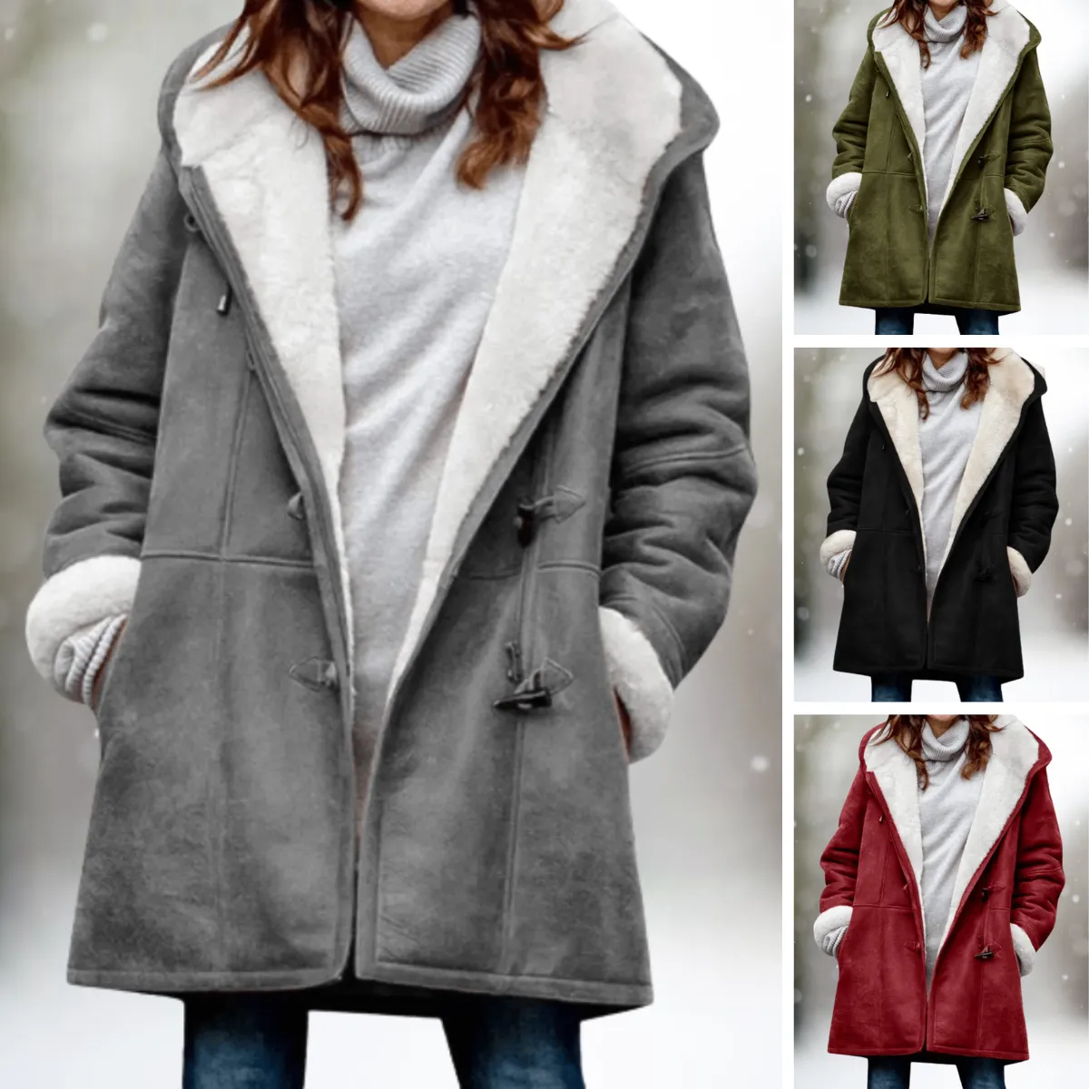 Fiona™ - Classic Winter Sherpa Coat