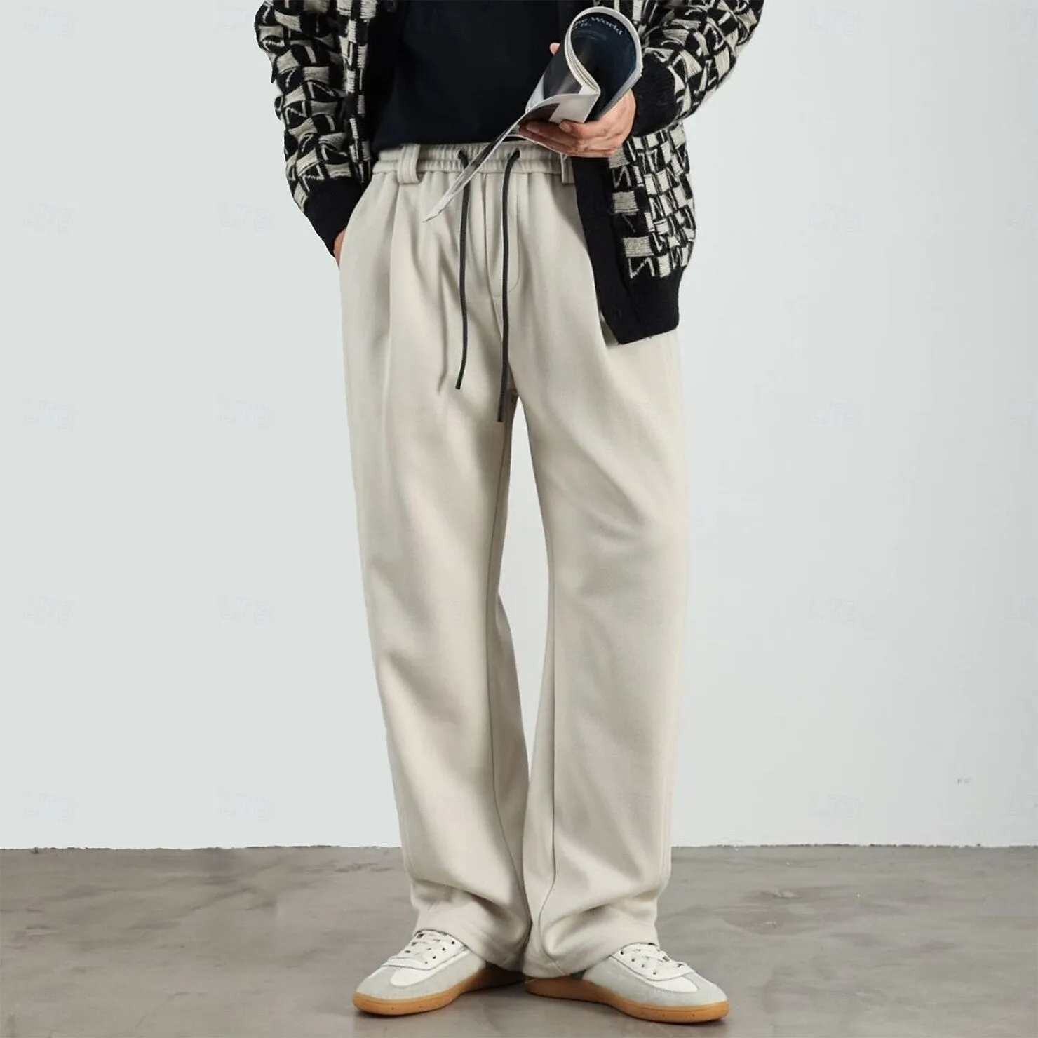 Fleece-lined Athletic Joggers