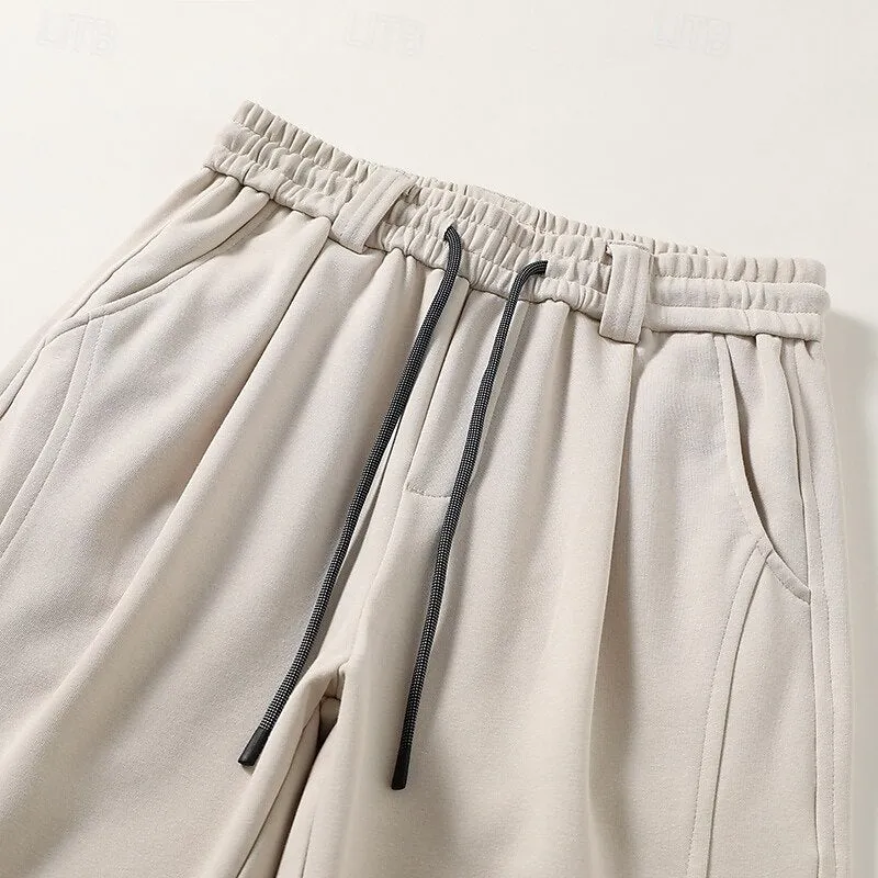Fleece-lined Athletic Joggers