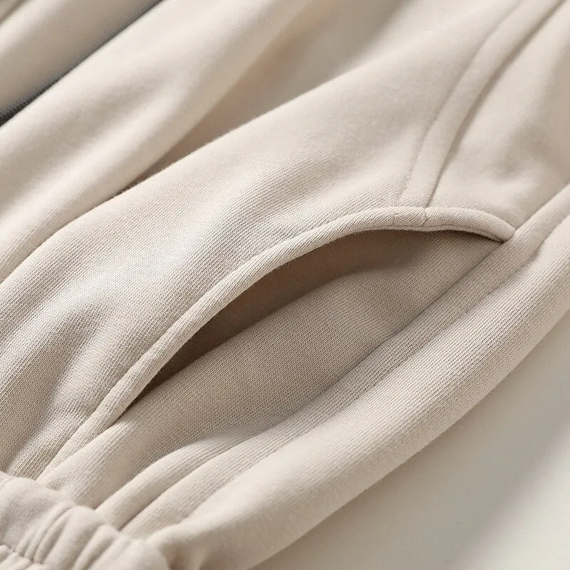 Fleece-lined Athletic Joggers