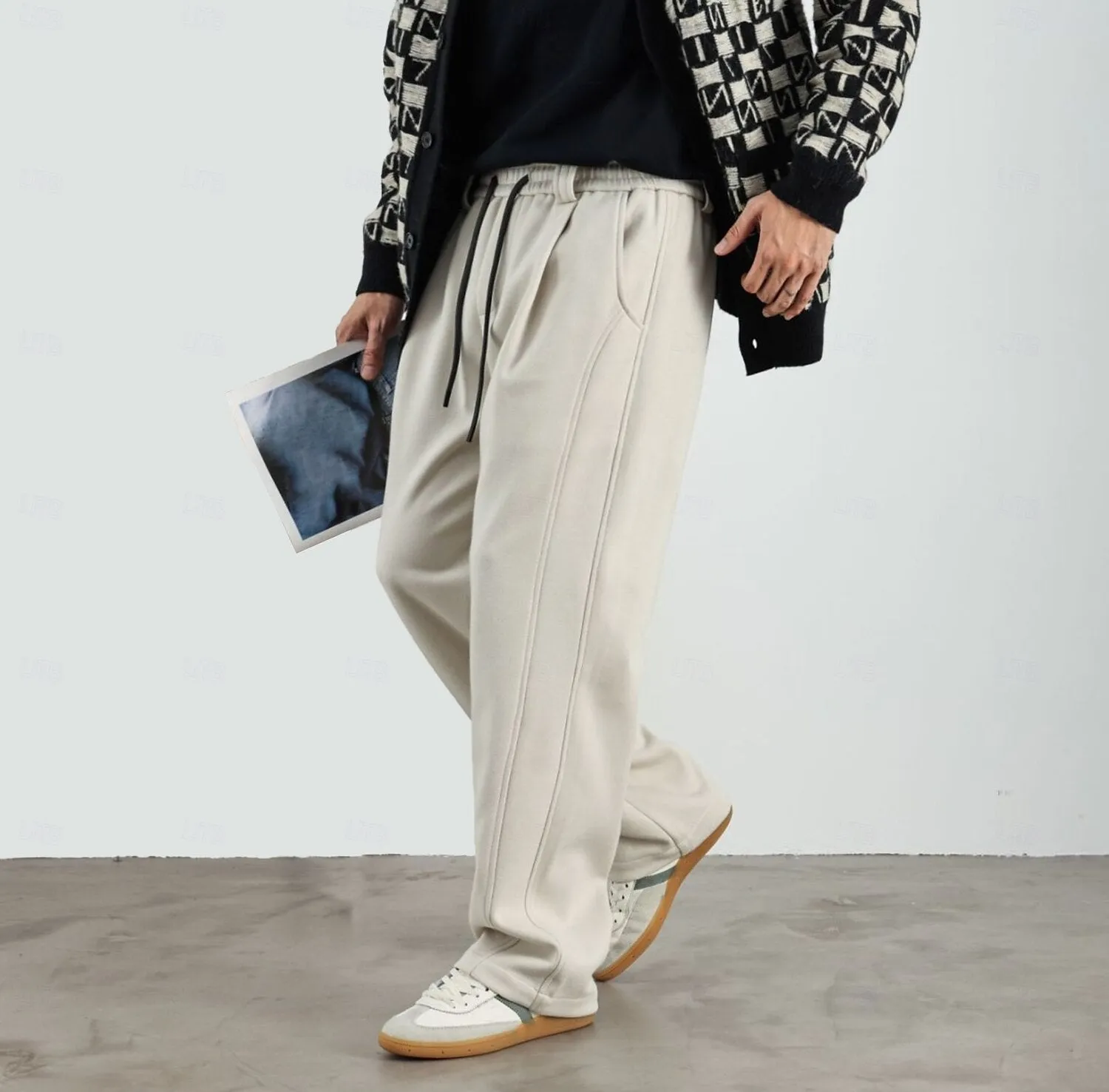 Fleece-lined Athletic Joggers