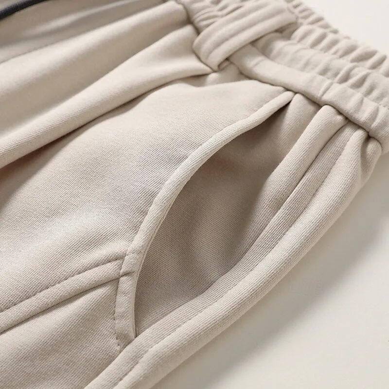 Fleece-lined Athletic Joggers