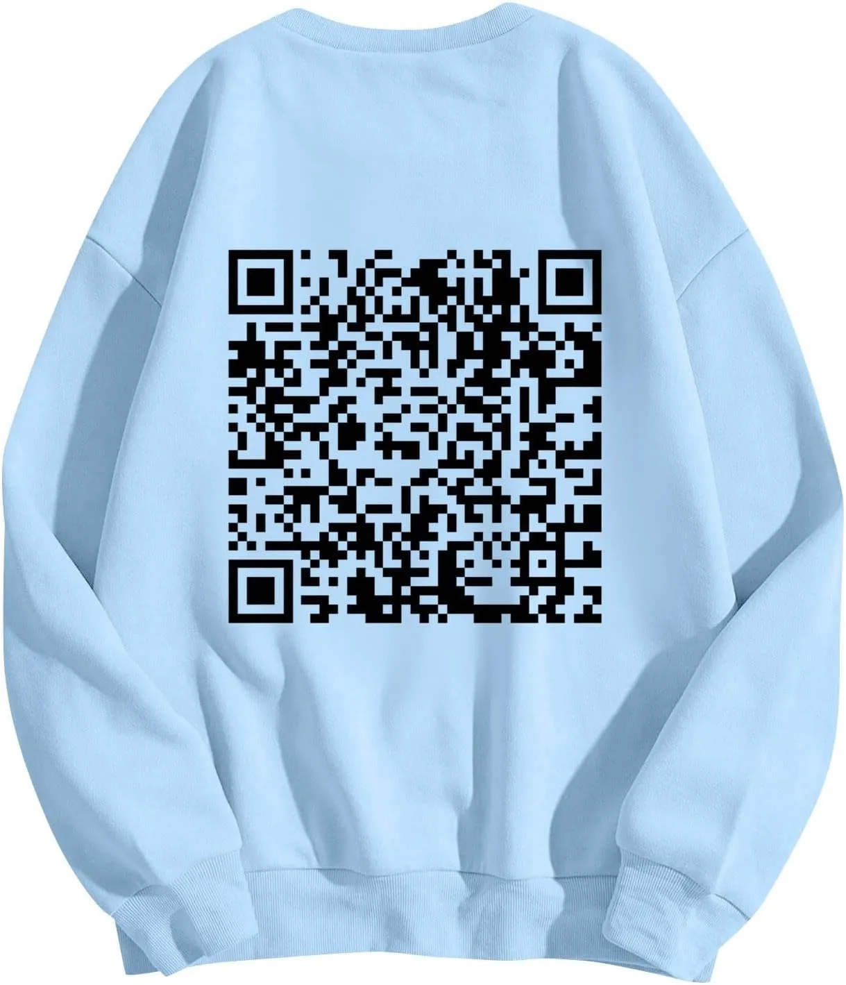 Funny Fu Qr Code Hoodies For Men And Women Stylish Fuck You Qr Code Sweatshirts Unisex Hoodies Hidden Message Clothe