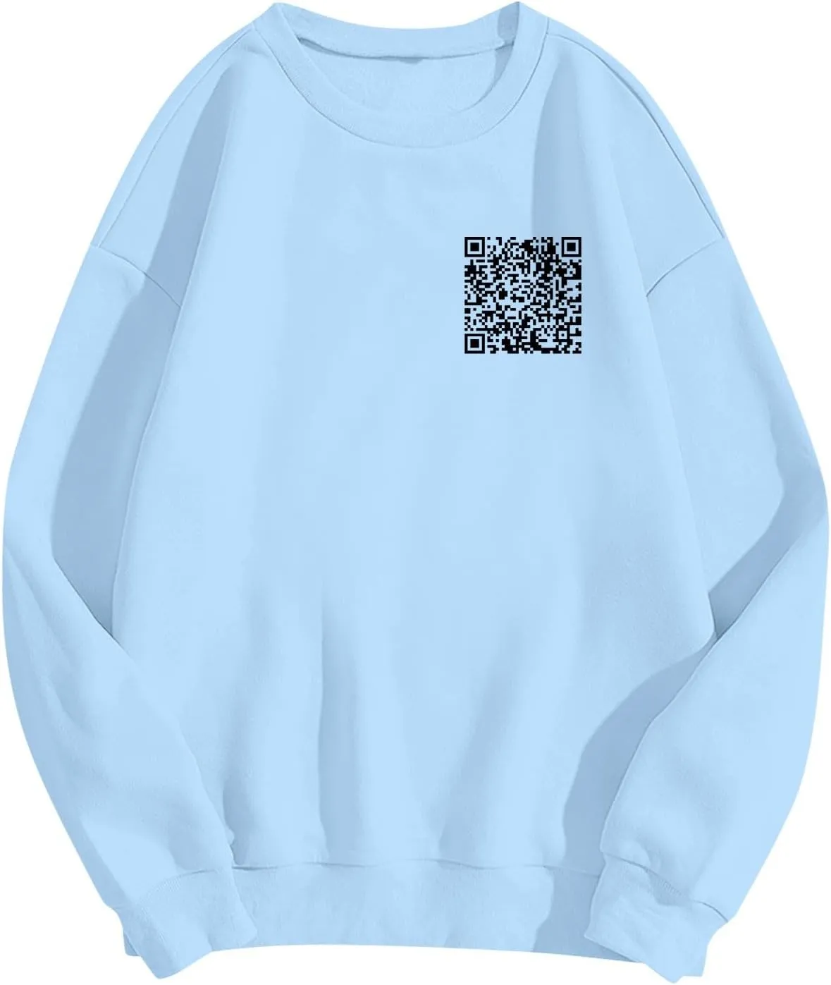 Funny Fu Qr Code Hoodies For Men And Women Stylish Fuck You Qr Code Sweatshirts Unisex Hoodies Hidden Message Clothe