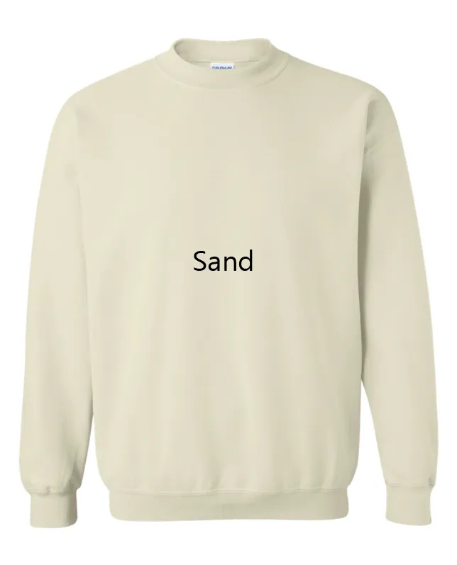 Highland Cow John Deere Farm Girl Embroidered Unisex Crewneck Sweatshirt