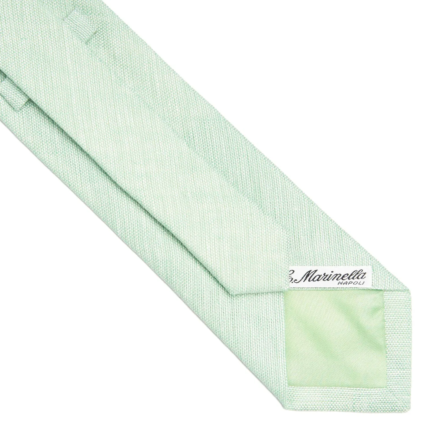 LIGHT GREEN SARTORIAL LINEN TIE