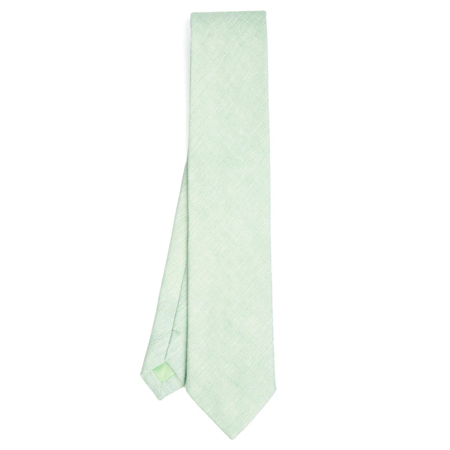 LIGHT GREEN SARTORIAL LINEN TIE