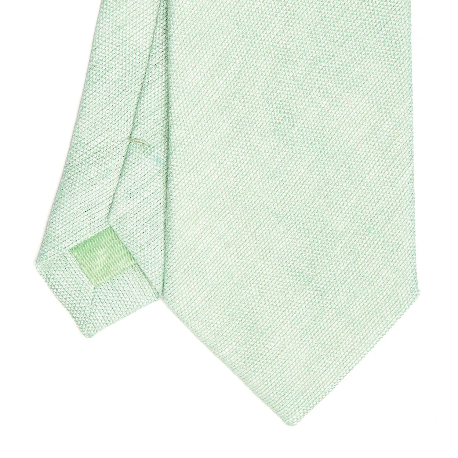 LIGHT GREEN SARTORIAL LINEN TIE