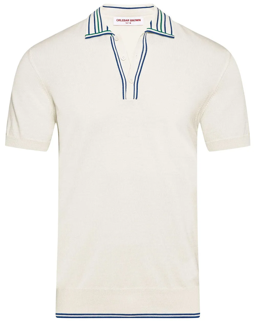 Limestone Tipped Collar Maurice Polo Shirt