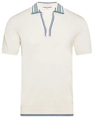 Limestone Tipped Collar Maurice Polo Shirt