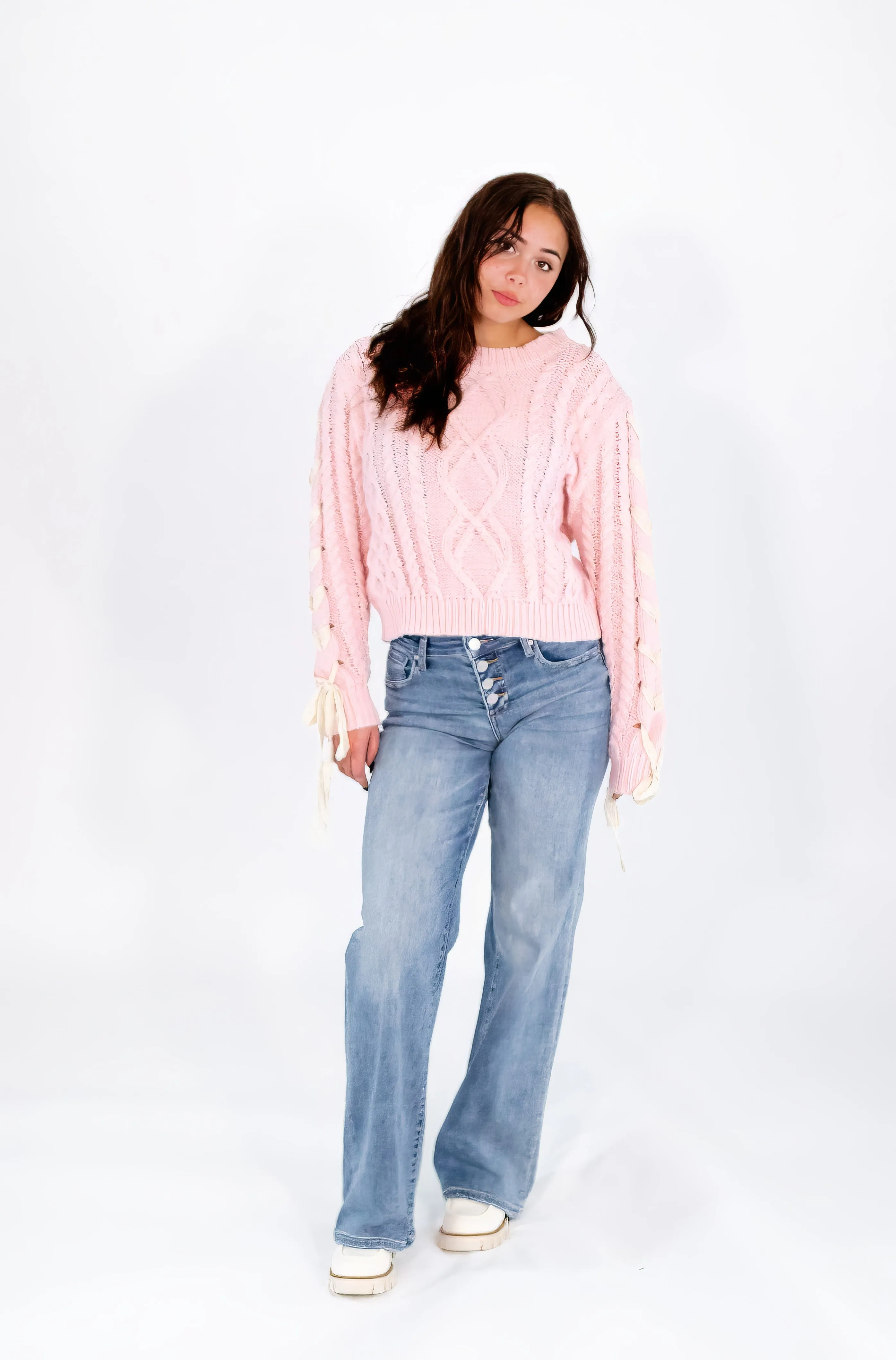 Loche Ribboned Sweater