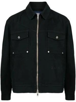 Logo-Embroidered Cotton Jacket