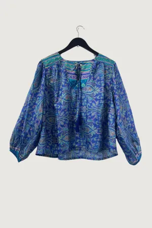 Lolita Silk Blouse | Paisley Florals