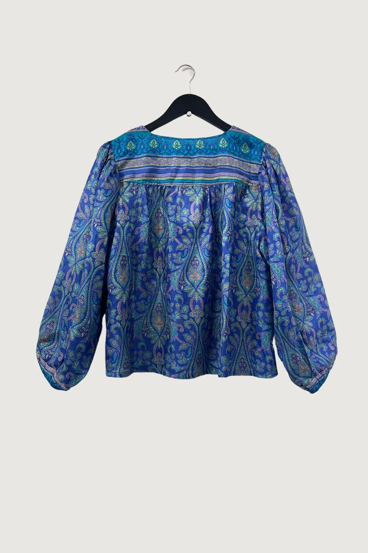 Lolita Silk Blouse | Paisley Florals