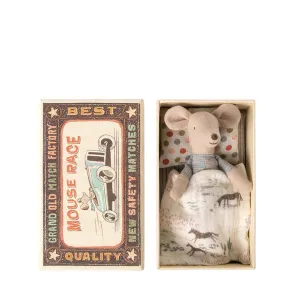 Maileg Little Brother Mouse in Matchbox