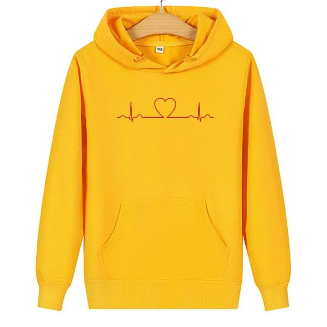 Matching hoodies Graphic hearts