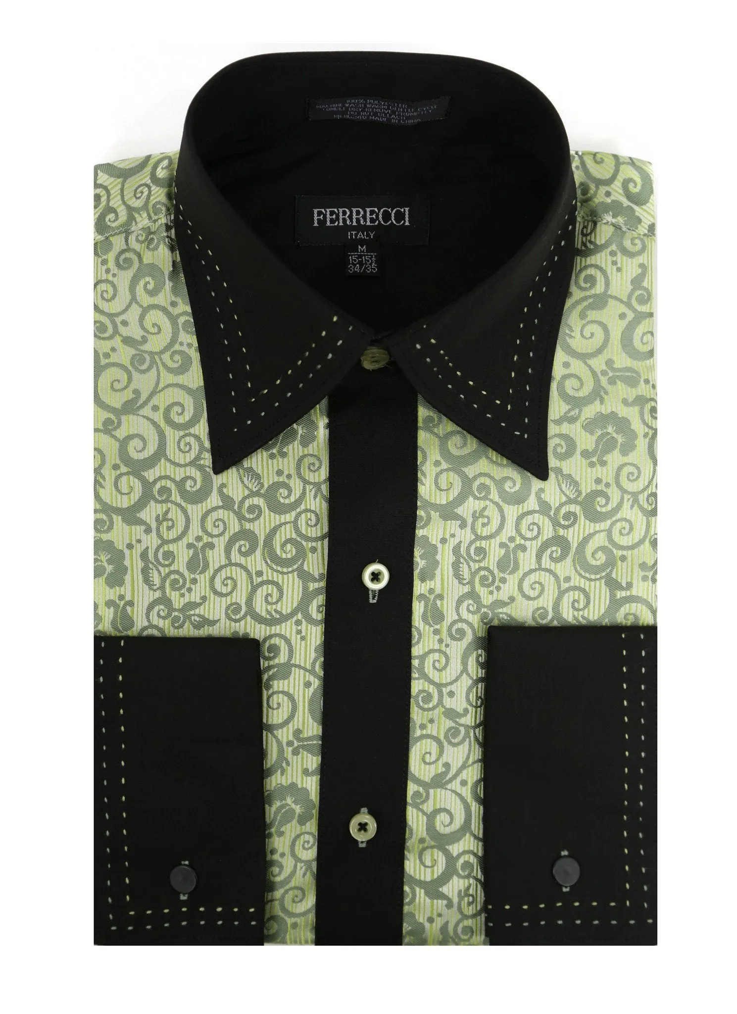 Men's Dress Shirt MSD-1008 Green