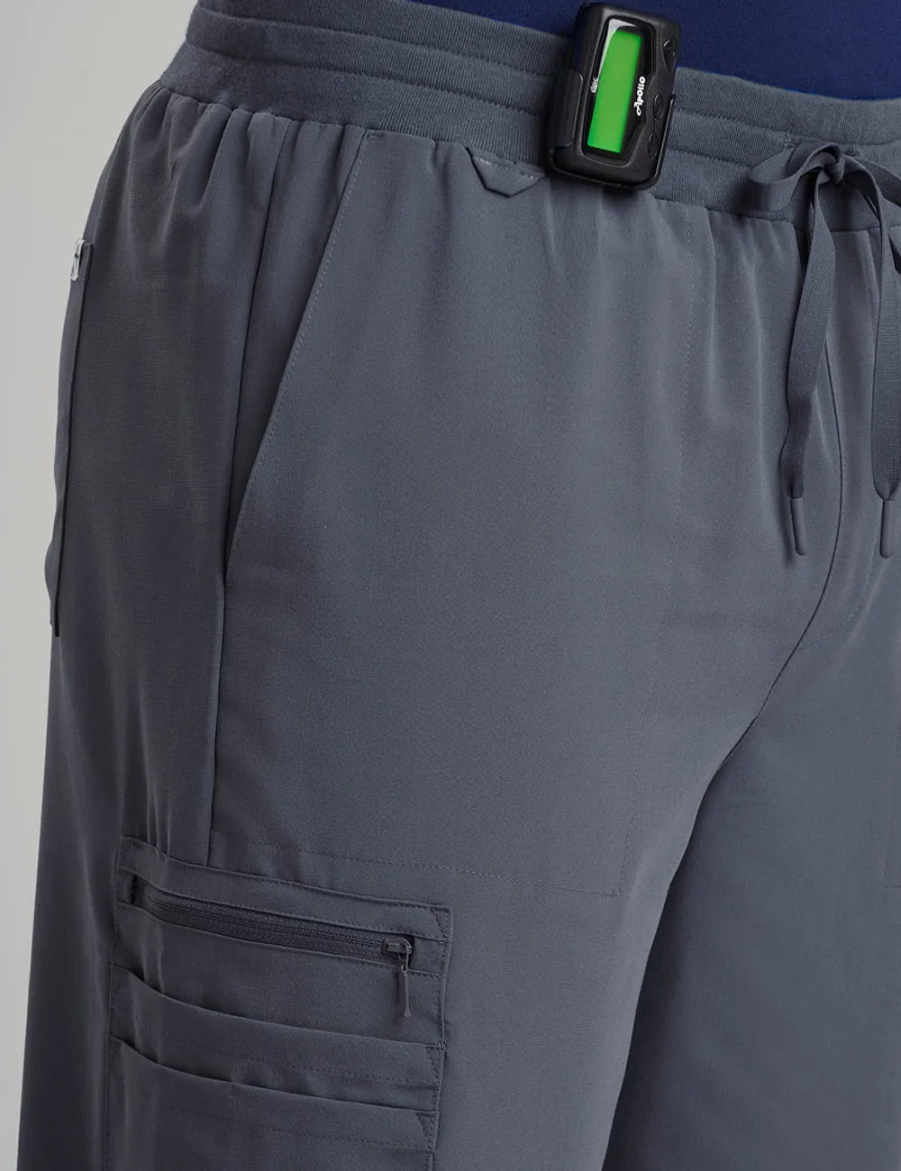 Mens Jogger Scrub Pants - Pewter
