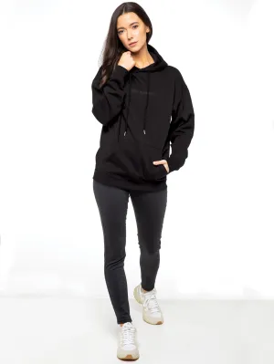 Oversized Essential Hoodie - Black