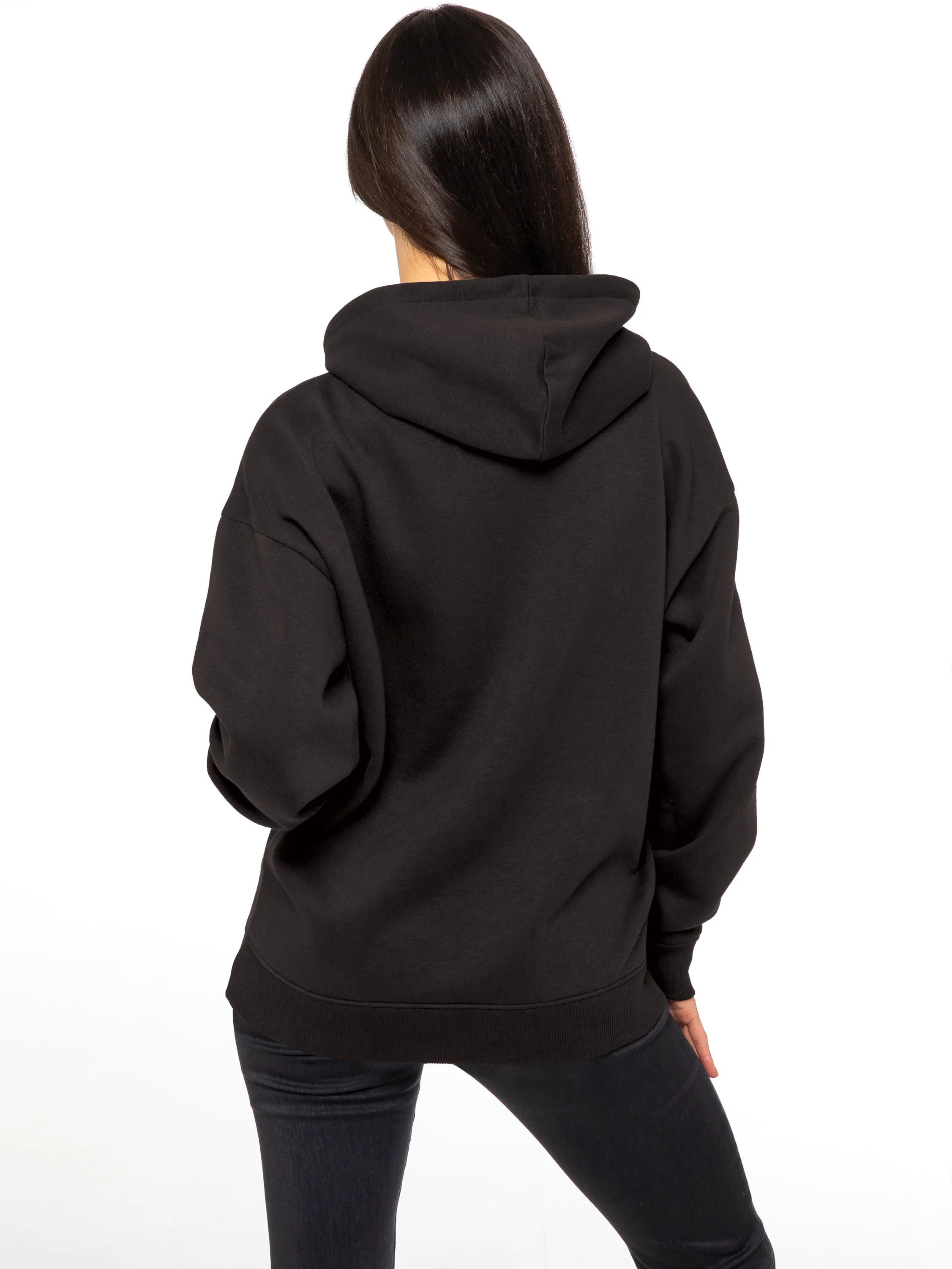 Oversized Essential Hoodie - Black