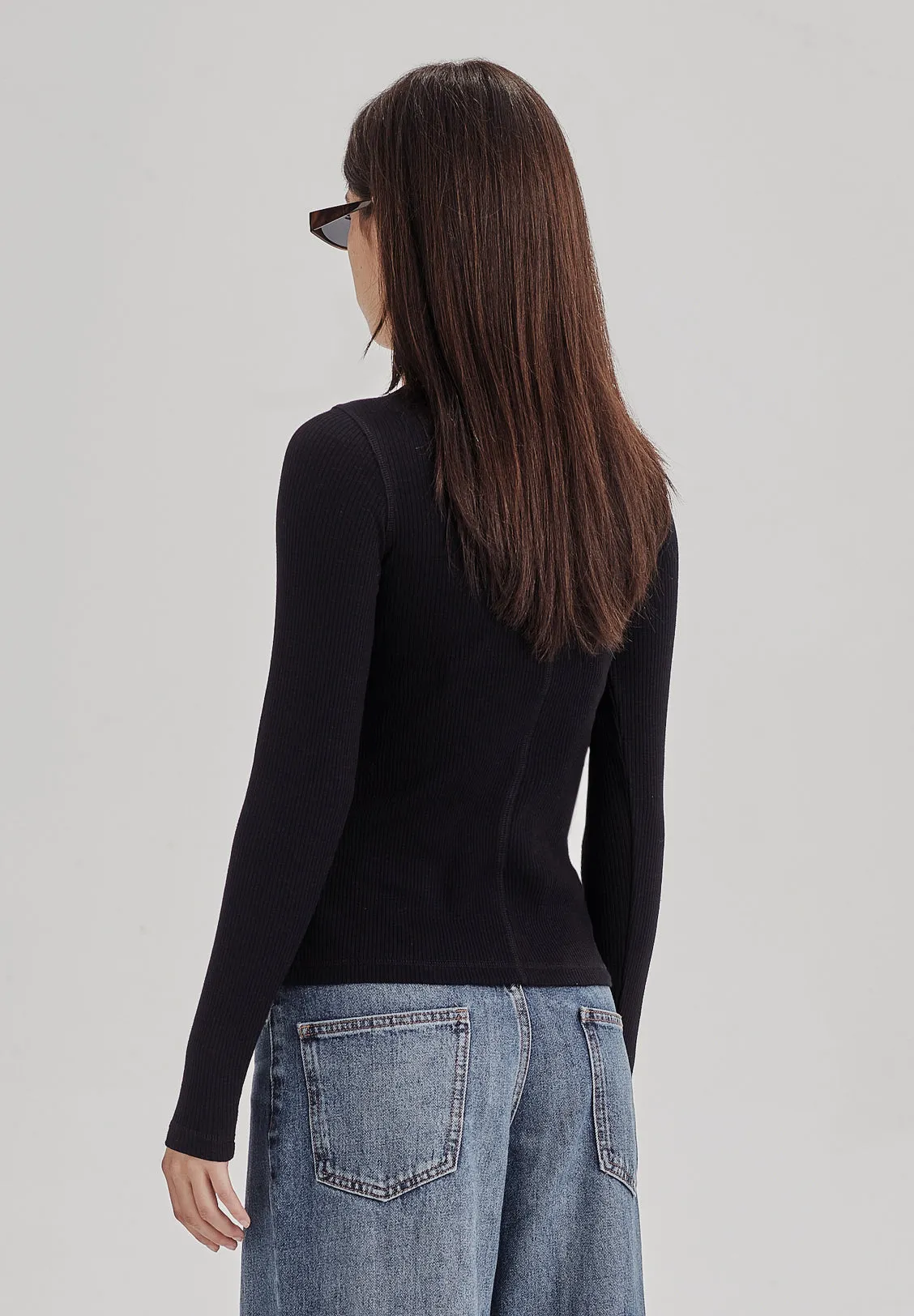 *PREORDER* BASE RIB LS, BLACK